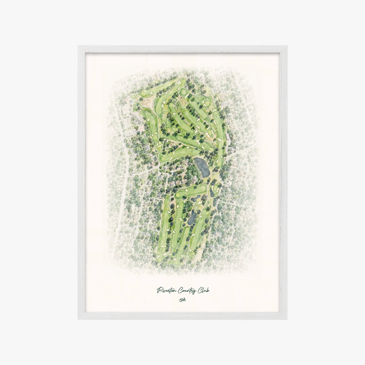 Riverton Country Club white frame