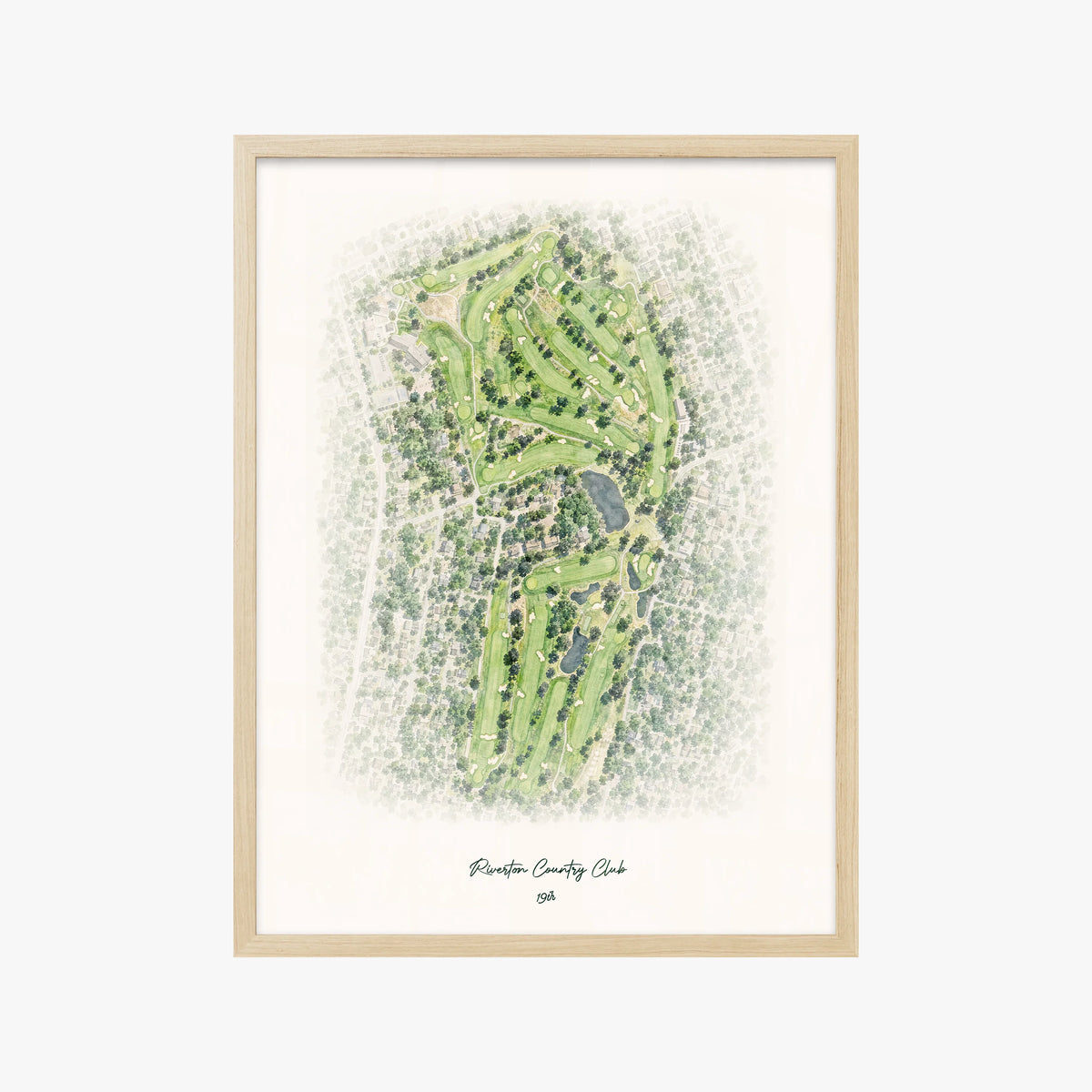 Riverton Country Club wood frame