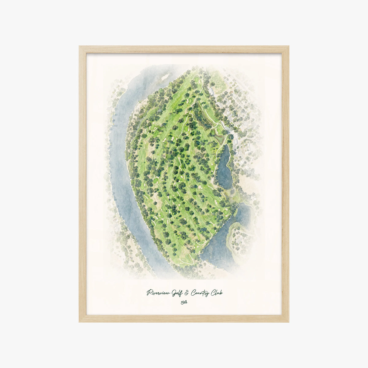Riverview Golf & Country Club wood frame