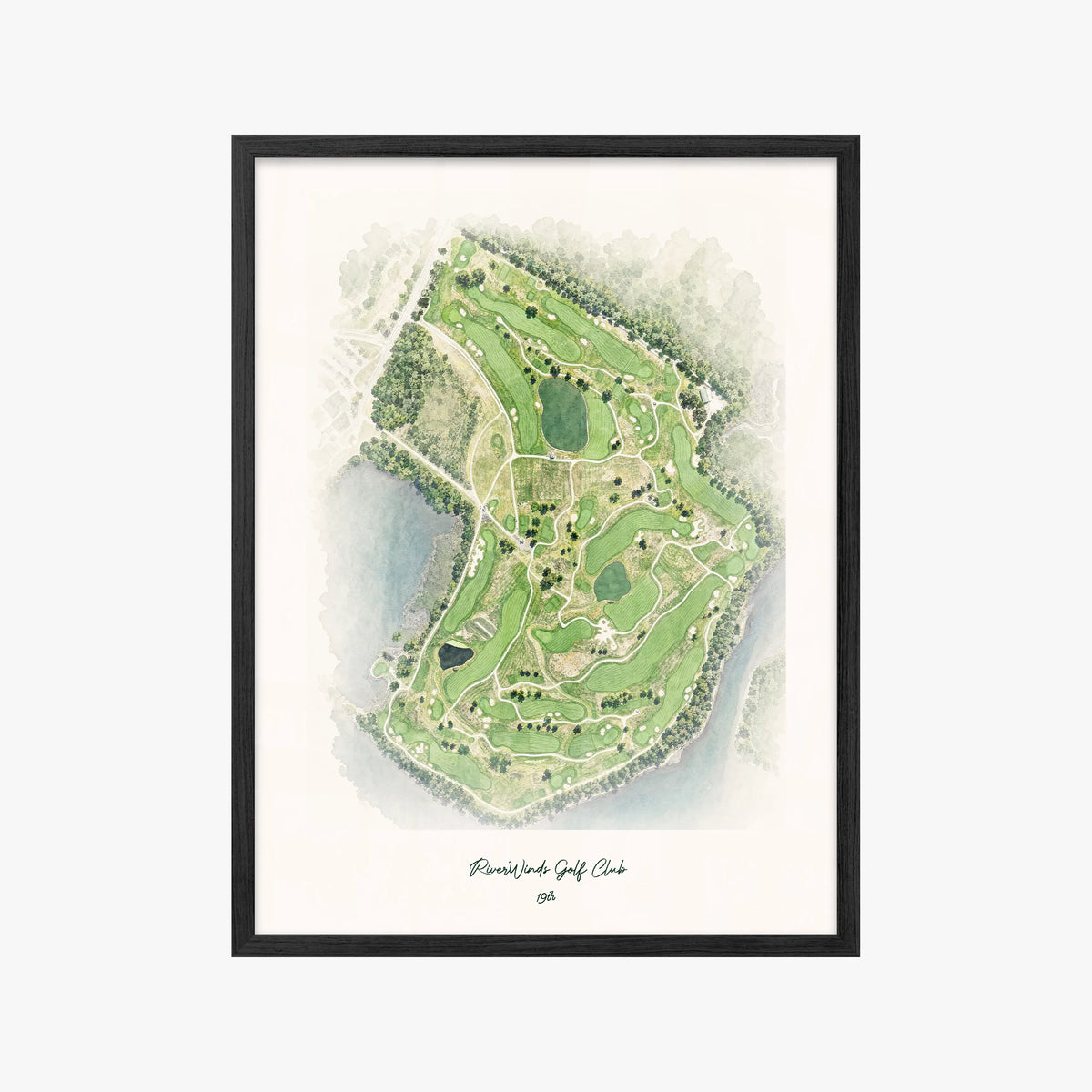 RiverWinds Golf Club black frame