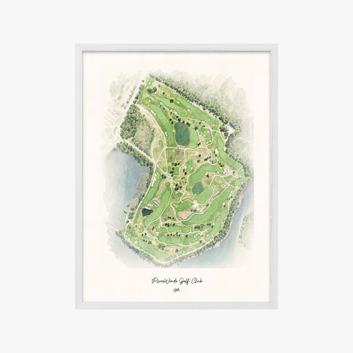 RiverWinds Golf Club white frame