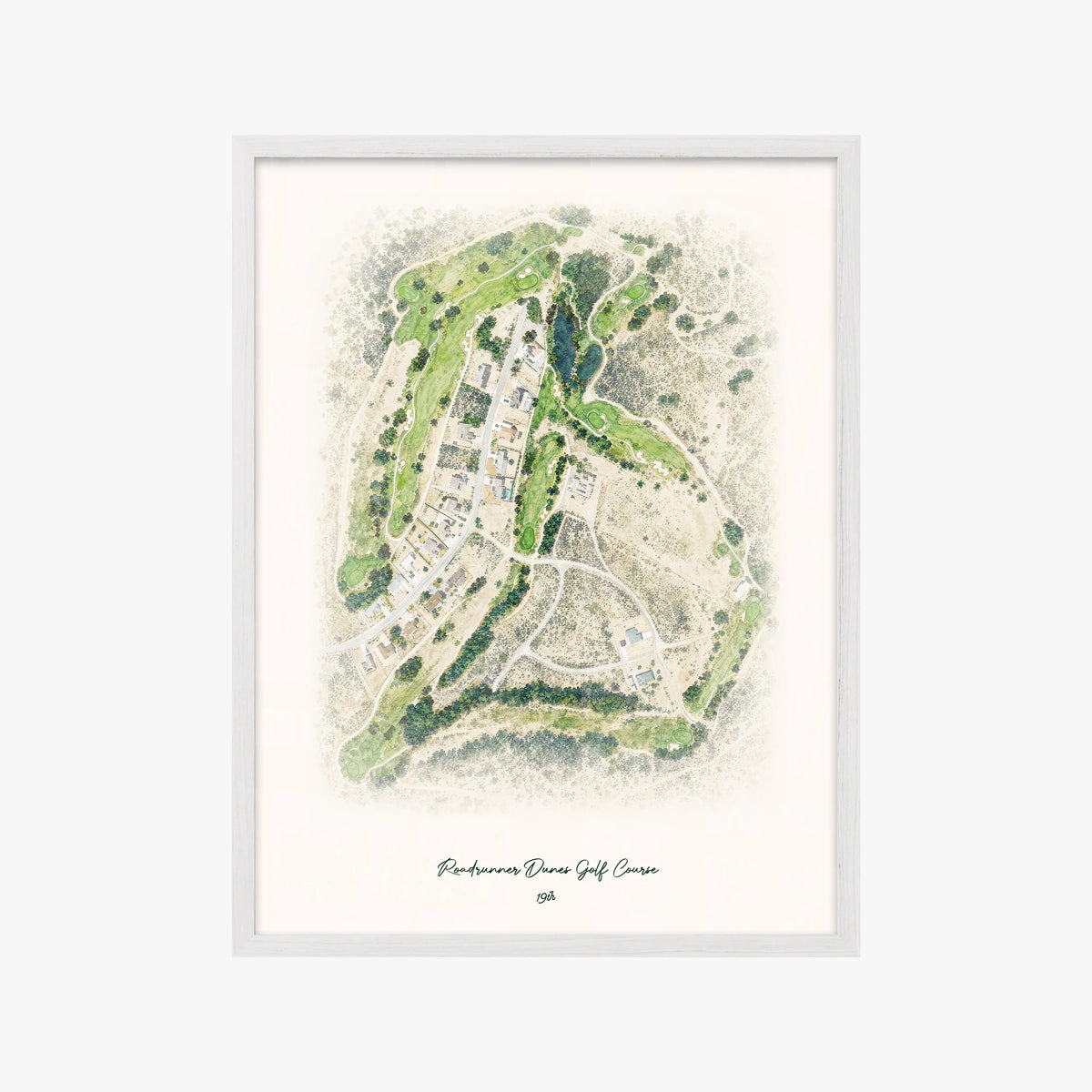 Roadrunner Dunes Golf Course white frame
