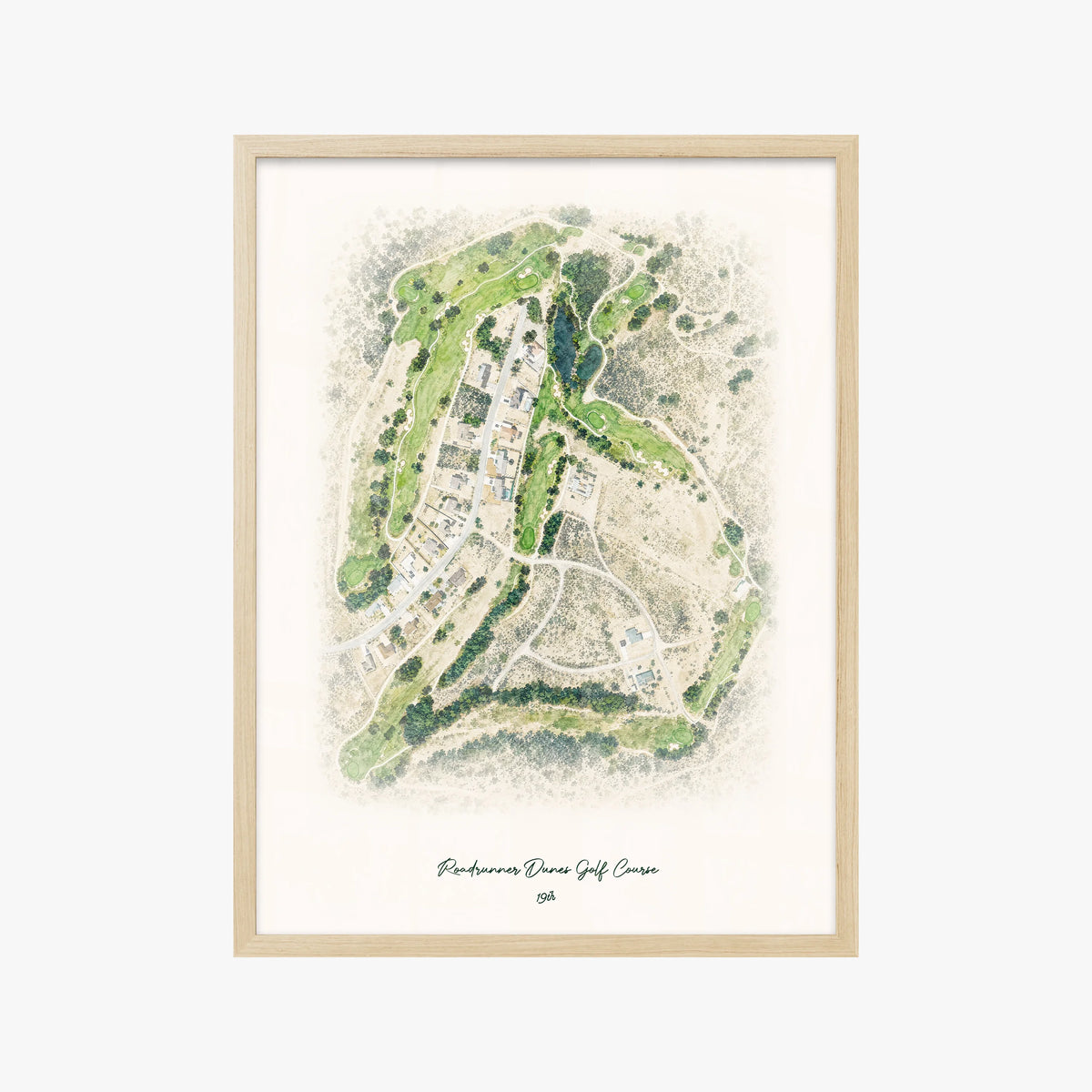 Roadrunner Dunes Golf Course wood frame
