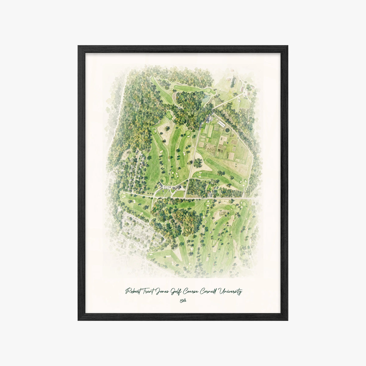 Robert Trent Jones Golf Course Cornell University black frame