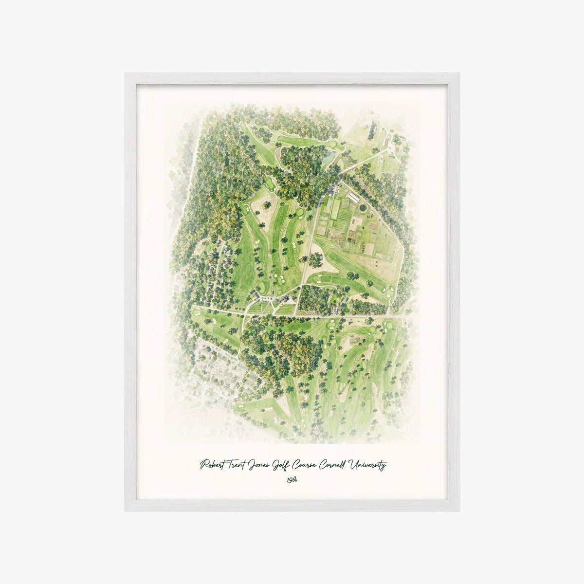 Robert Trent Jones Golf Course Cornell University white frame