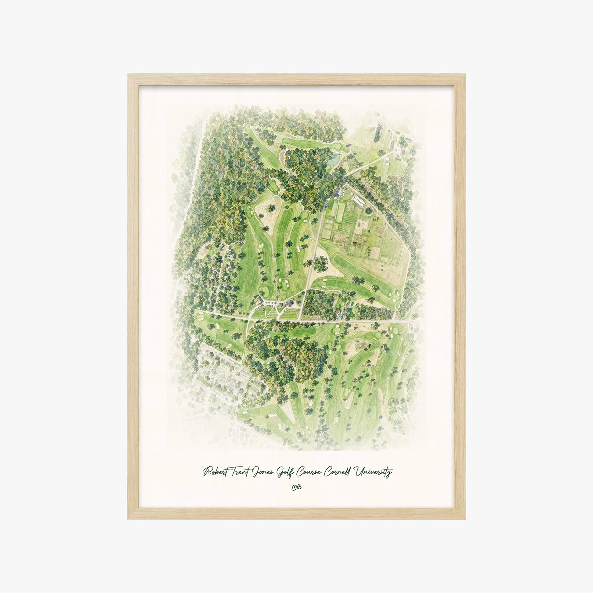 Robert Trent Jones Golf Course Cornell University wood frame