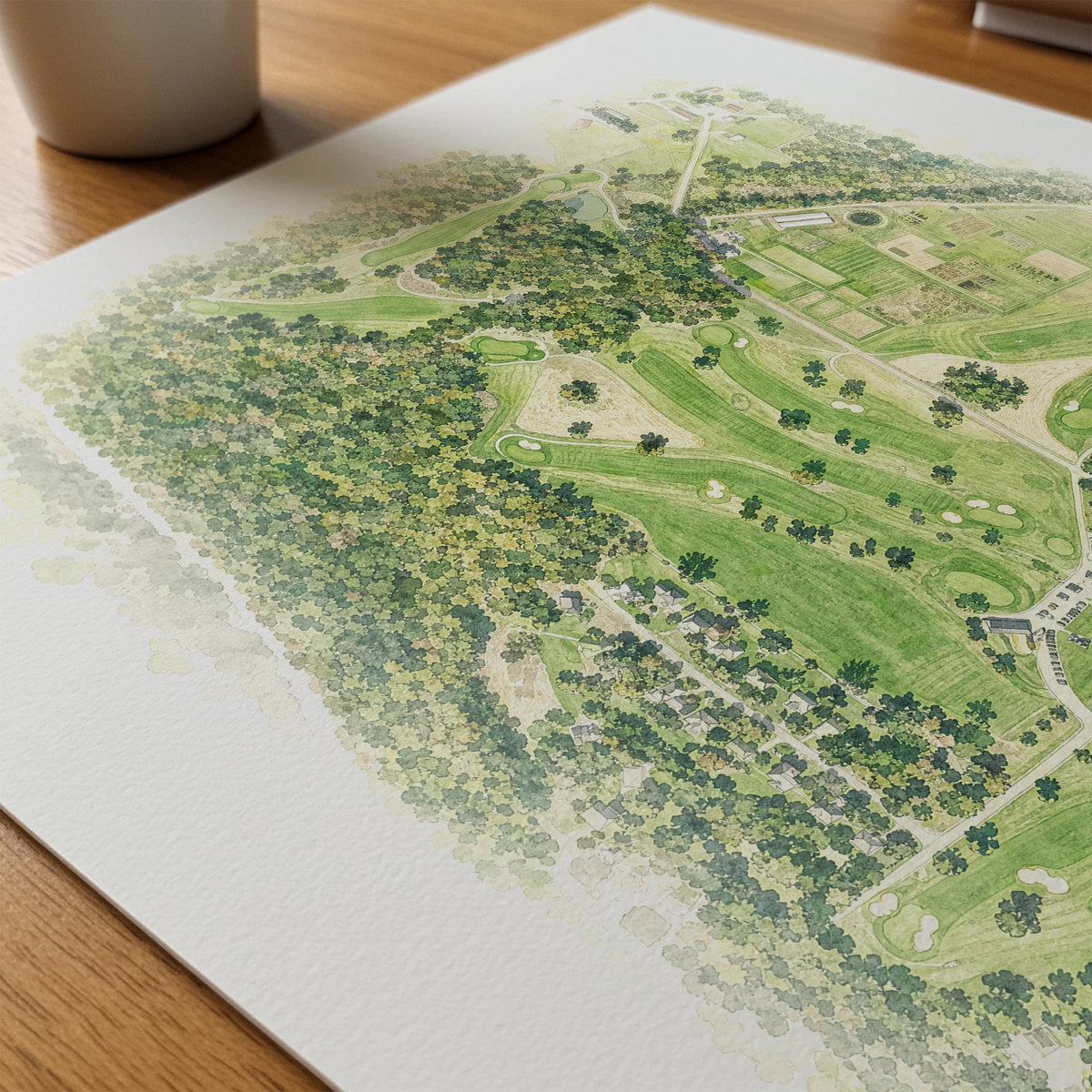 Robert Trent Jones Golf Course Cornell University mockup 4