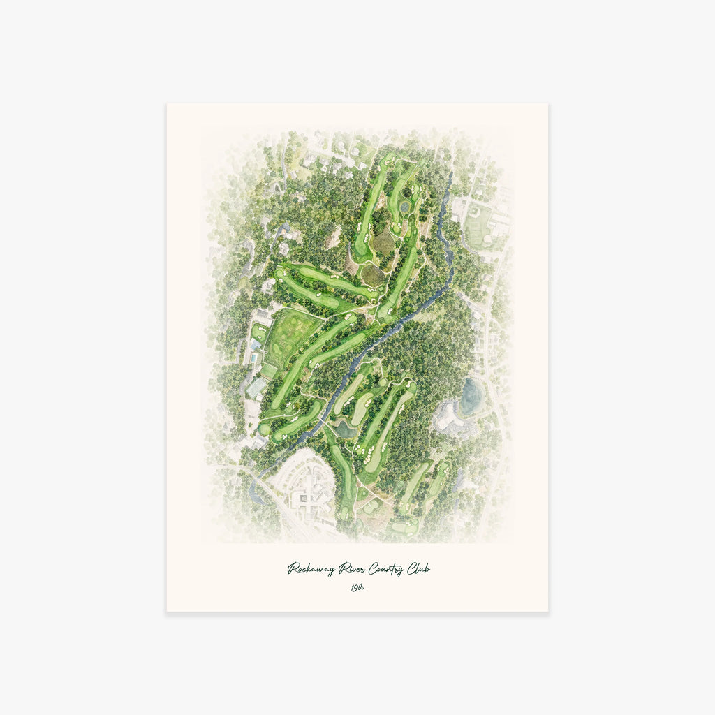 Rockaway River Country Club printed artwork