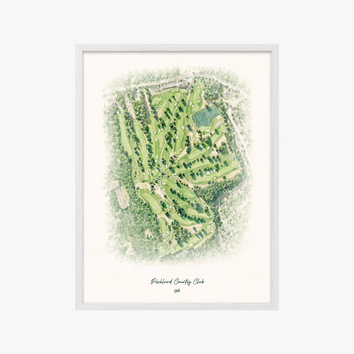 Rockland Country Club white frame