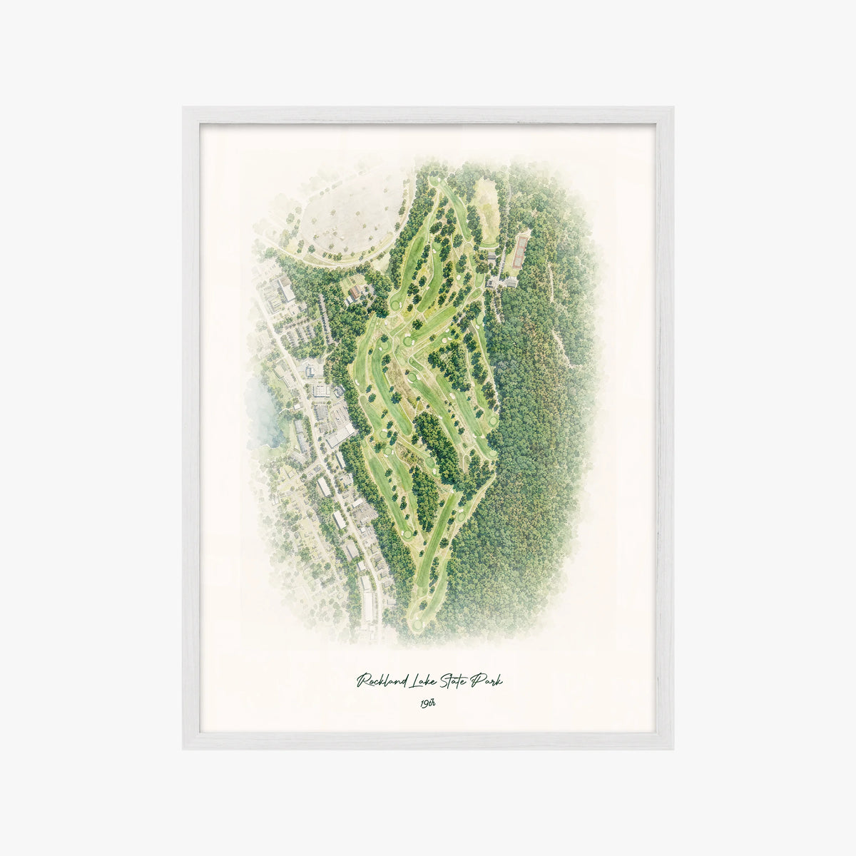 Rockland Lake State Park white frame