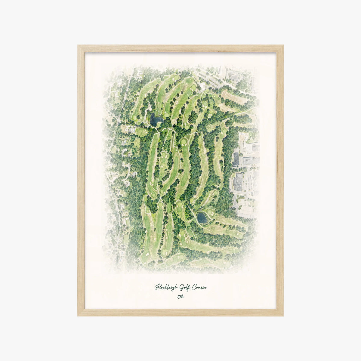 Rockleigh Golf Course wood frame