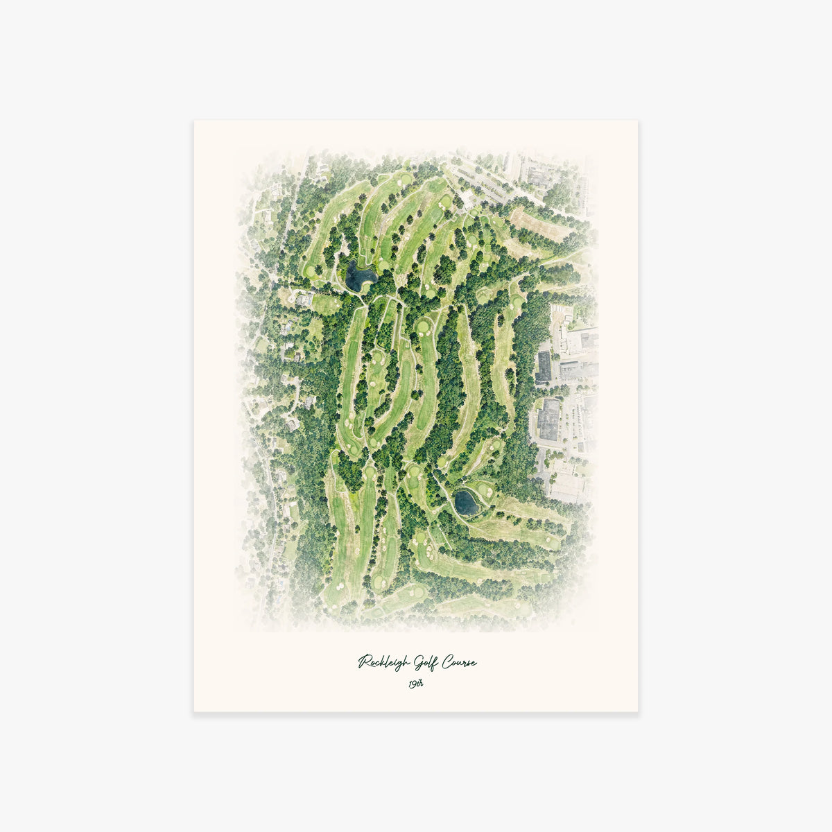 Rockleigh Golf Course printed artwork