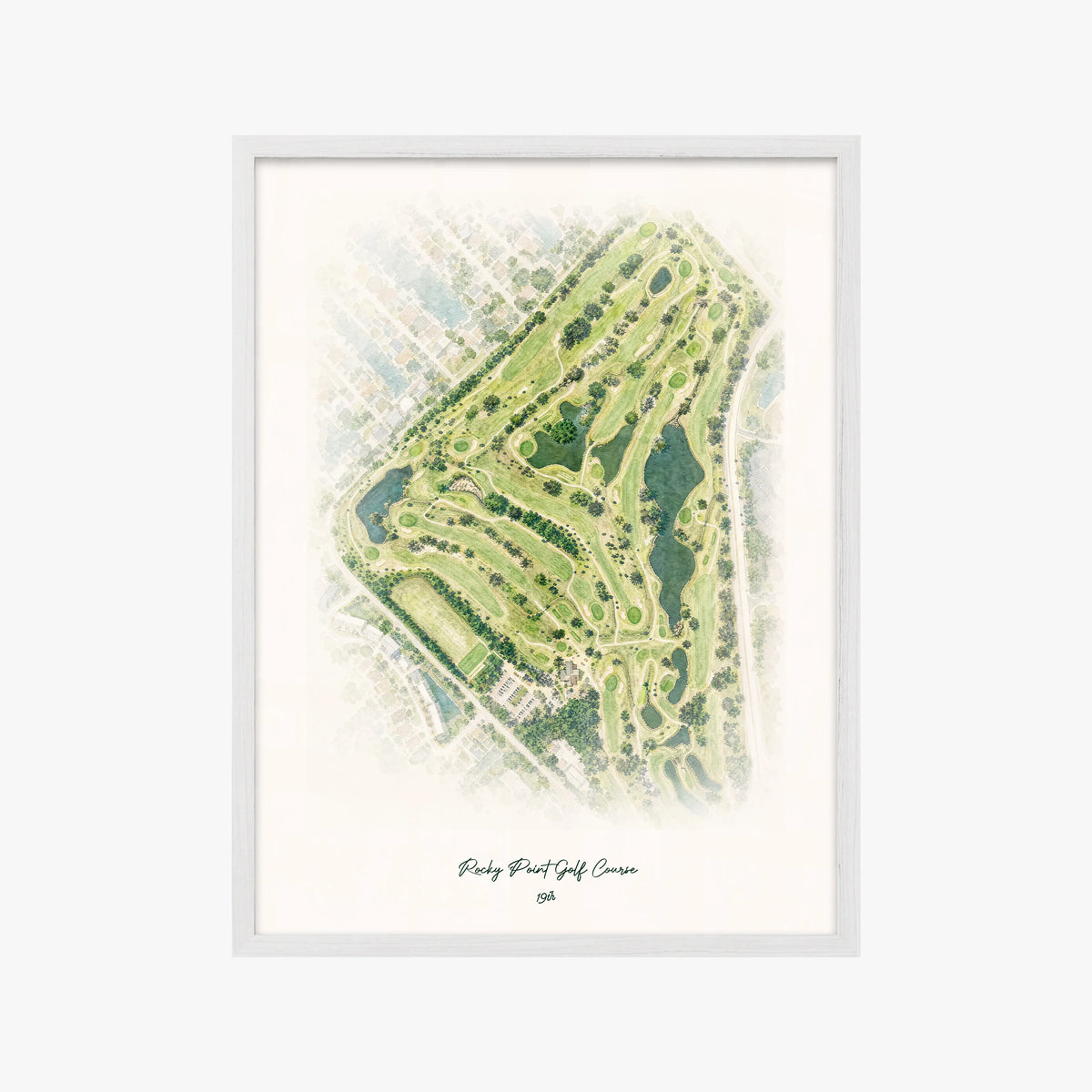 Rocky Point Golf Course white frame