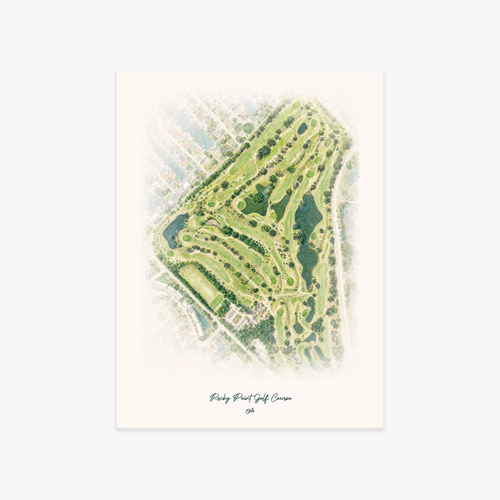 Rocky Point Golf Course printed artwork
