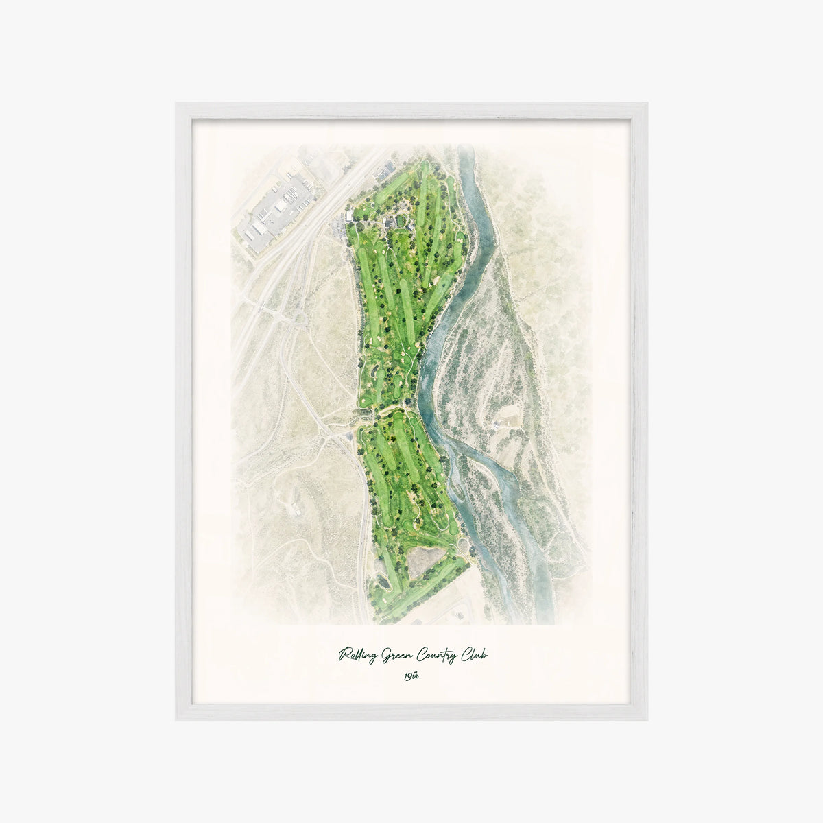 Rolling Green Country Club white frame