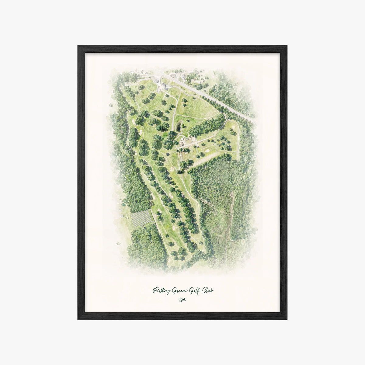 Rolling Greens Golf Club black frame