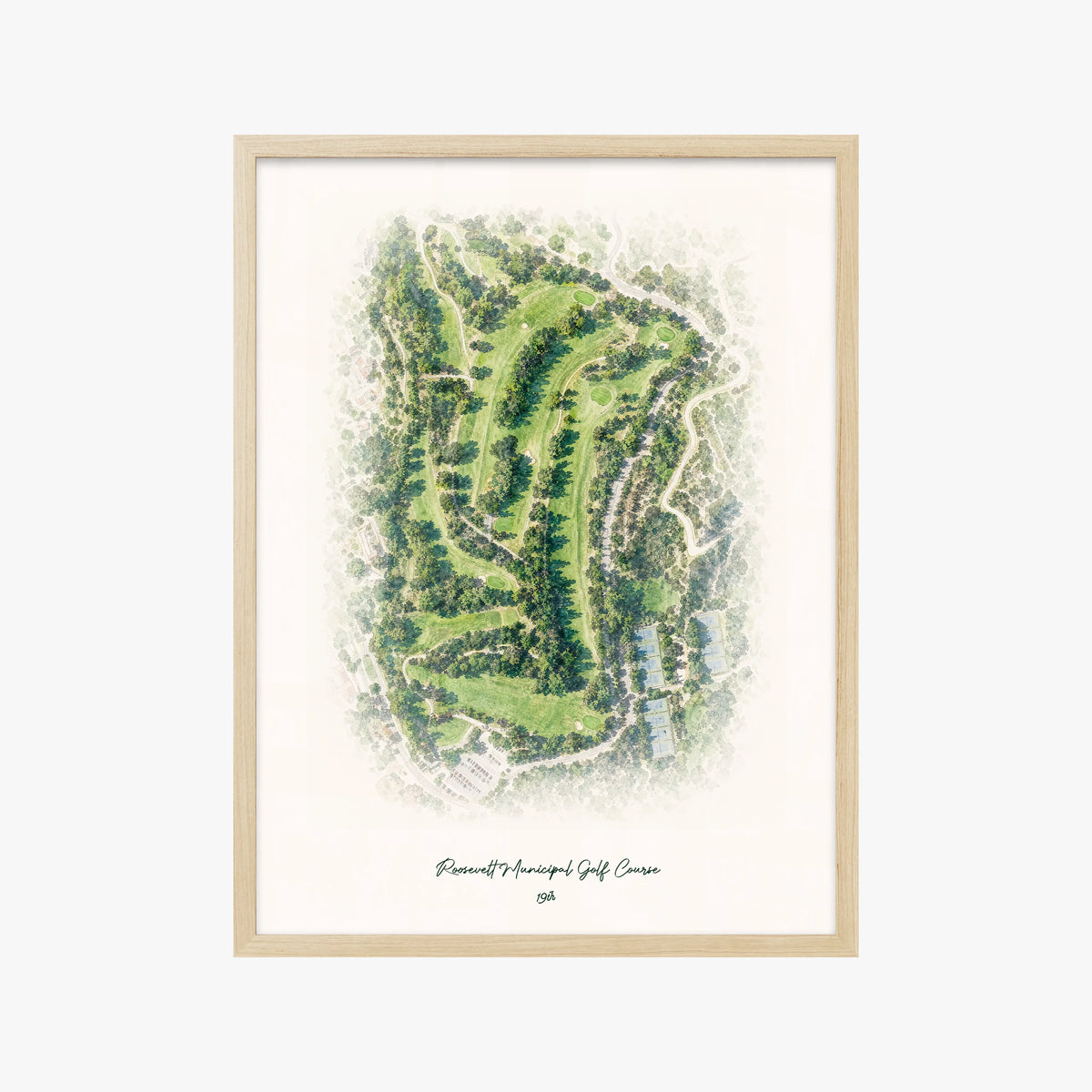Roosevelt Municipal Golf Course wood frame