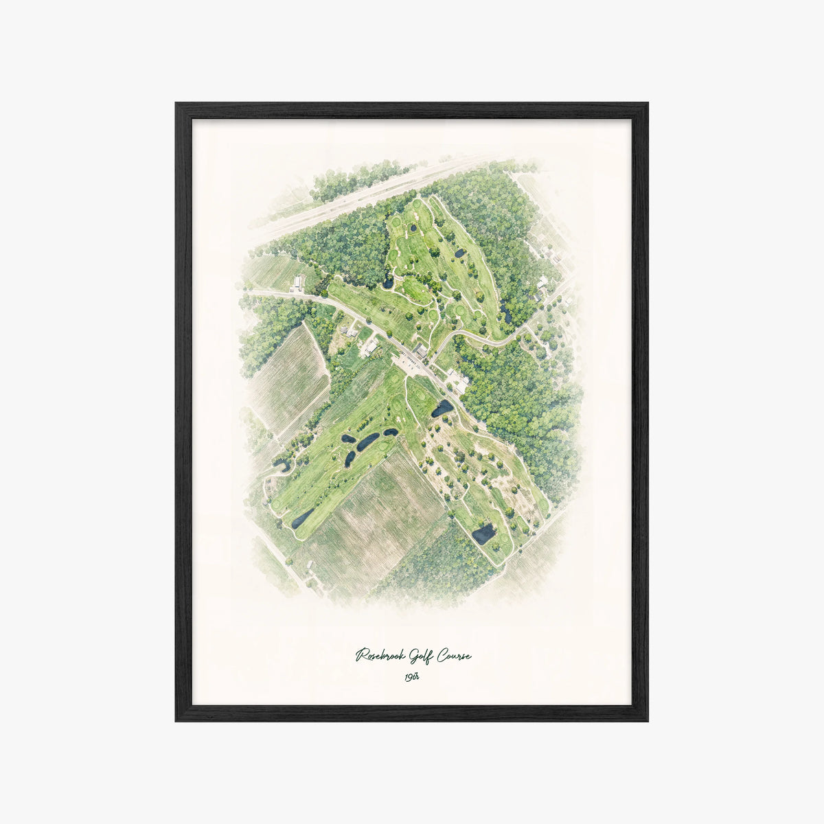 Rosebrook Golf Course black frame