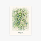 Roselle Golf Club printed artwork