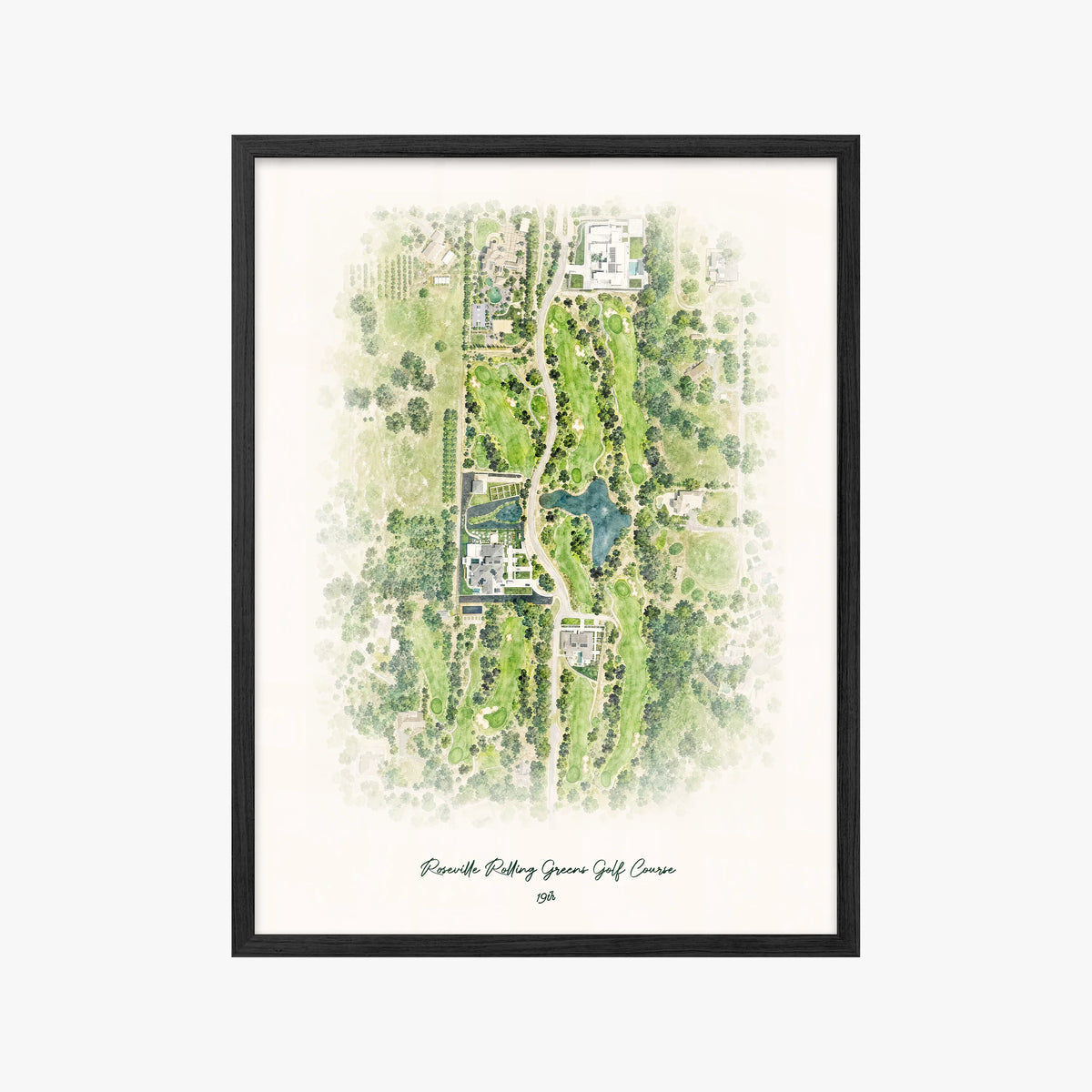 Roseville Rolling Greens Golf Course black frame