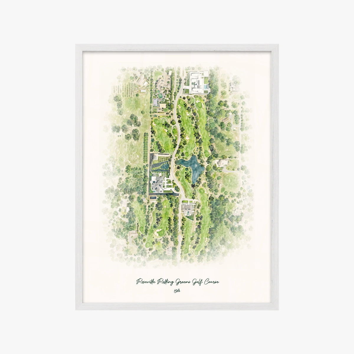 Roseville Rolling Greens Golf Course white frame