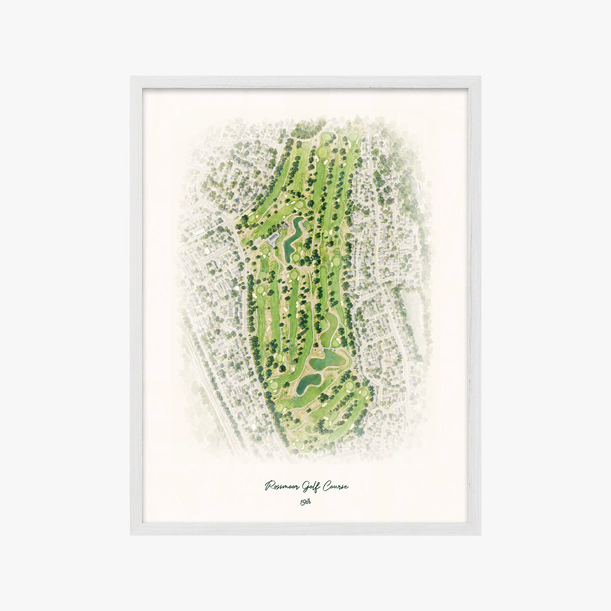 Rossmoor Golf Course white frame