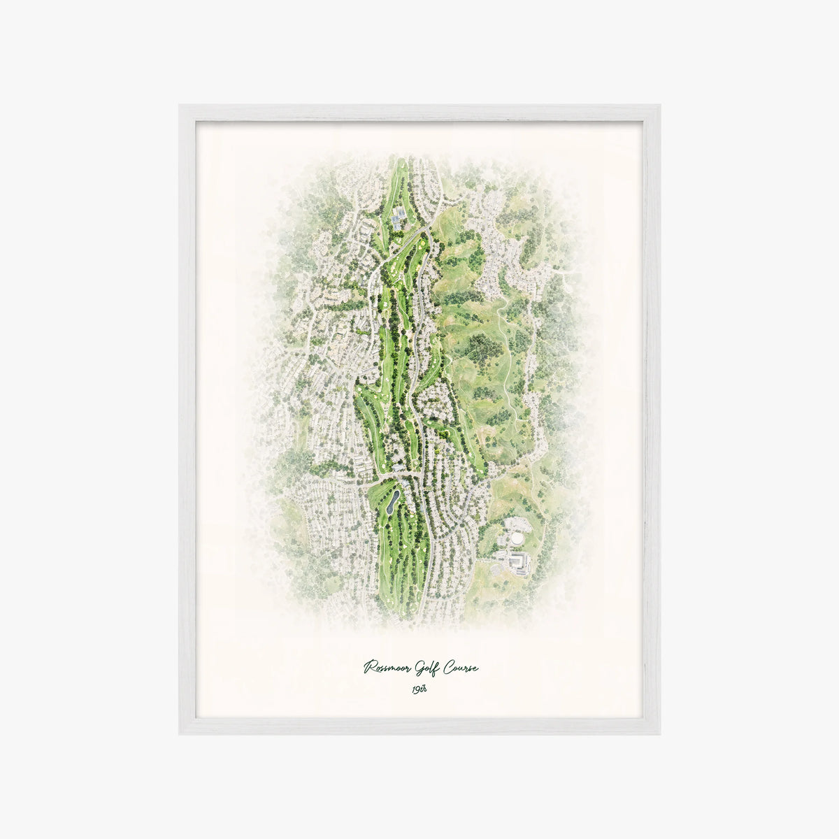 Rossmoor Golf Course white frame