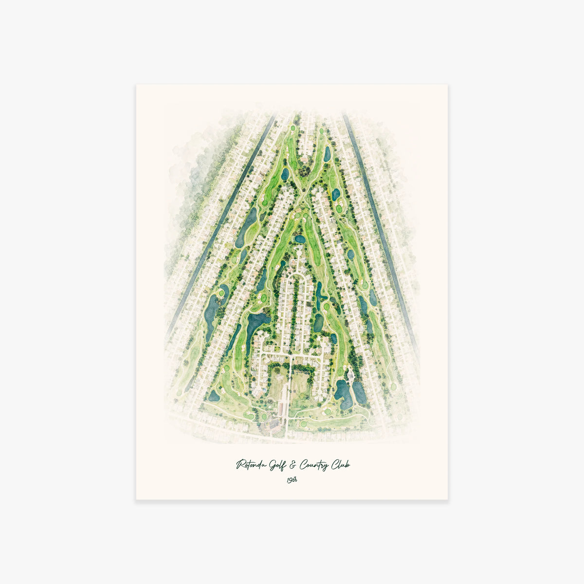 Rotonda Golf & Country Club printed artwork