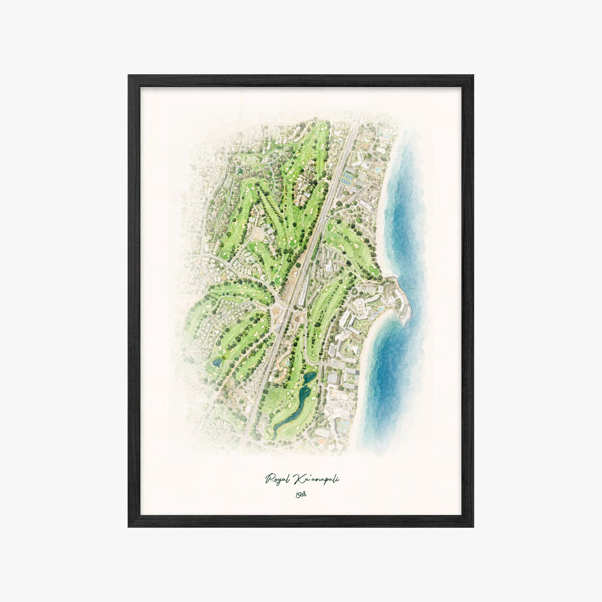 Royal Ka'anapali black frame