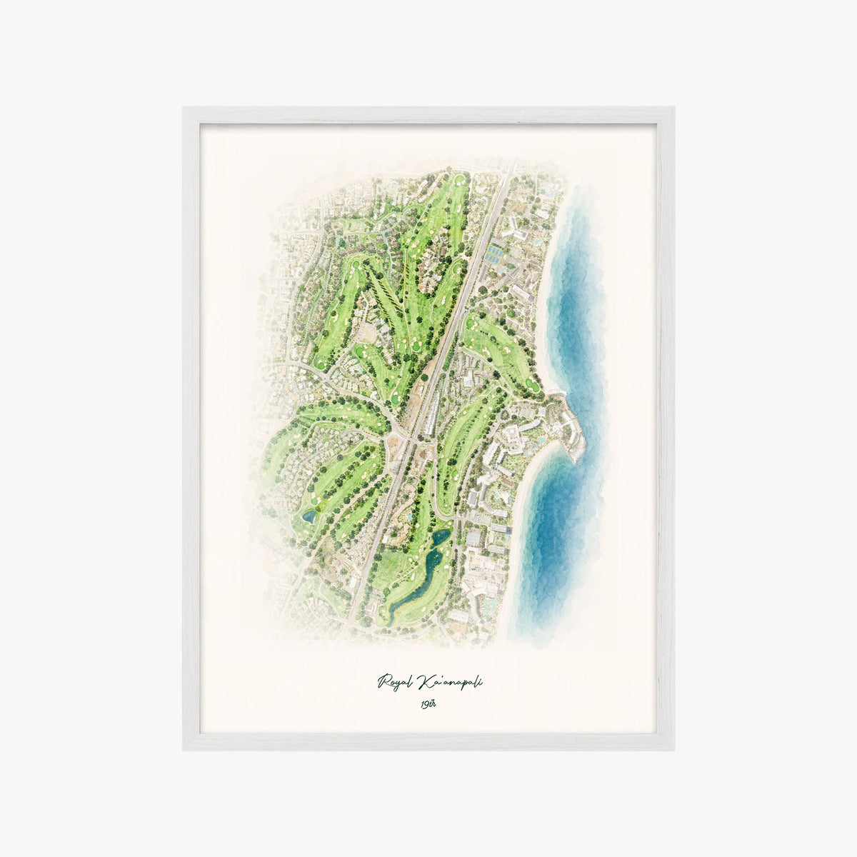 Royal Ka'anapali white frame