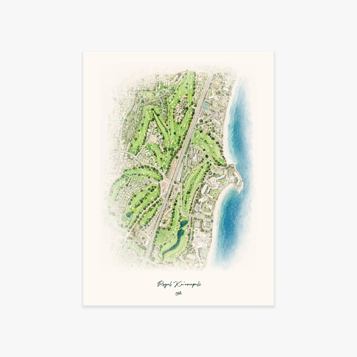 Royal Ka'anapali printed artwork