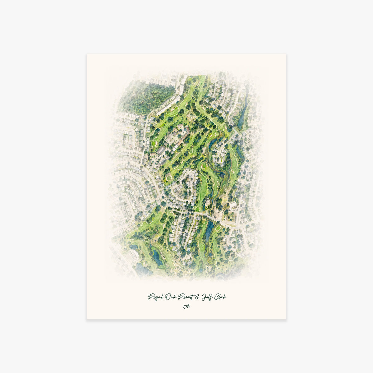 Royal Oak Resort & Golf Club printed artwork