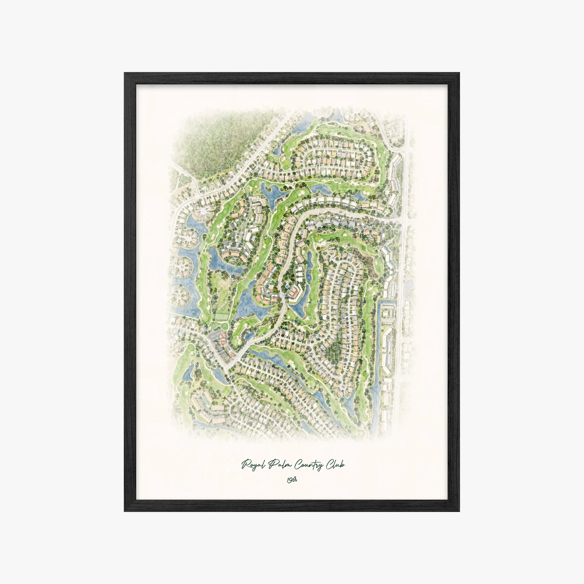 Royal Palm Country Club black frame