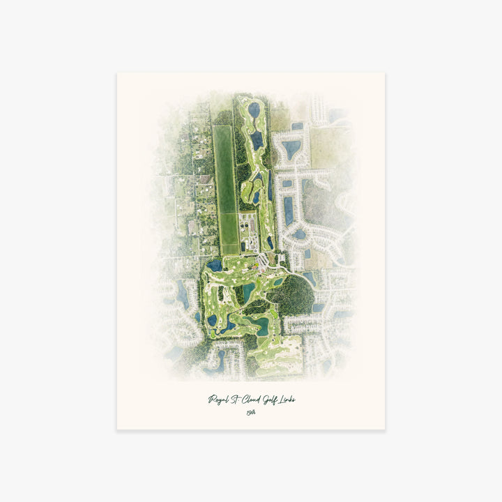 Royal St. Cloud Golf Links printed artwork