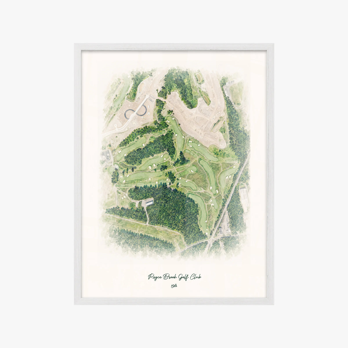 Royce Brook Golf Club white frame
