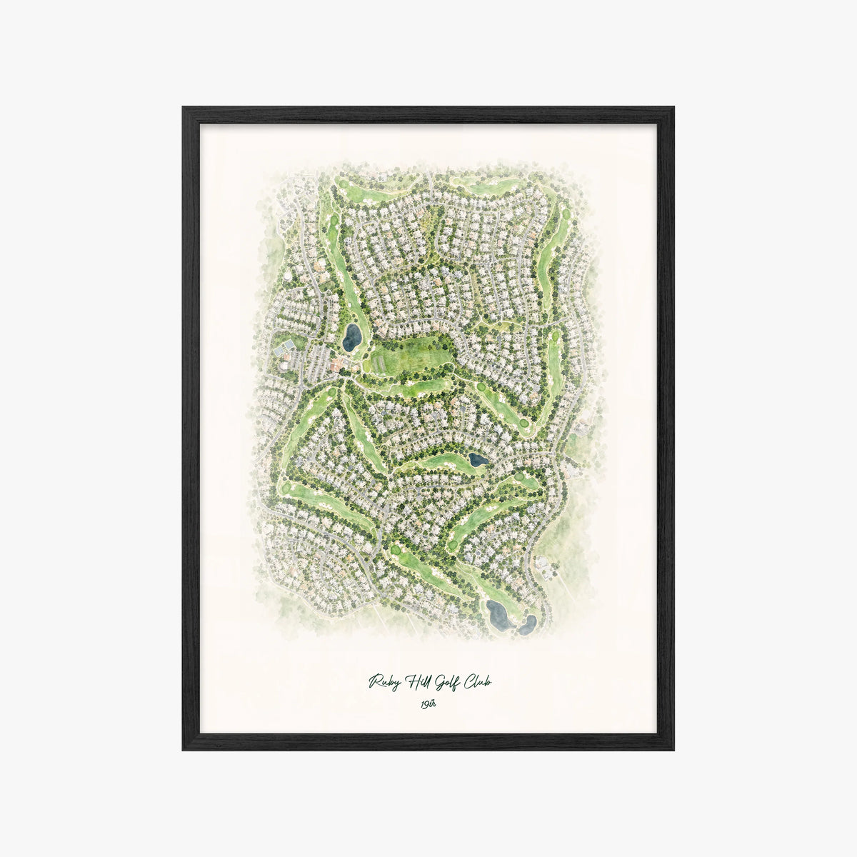 Ruby Hill Golf Club black frame