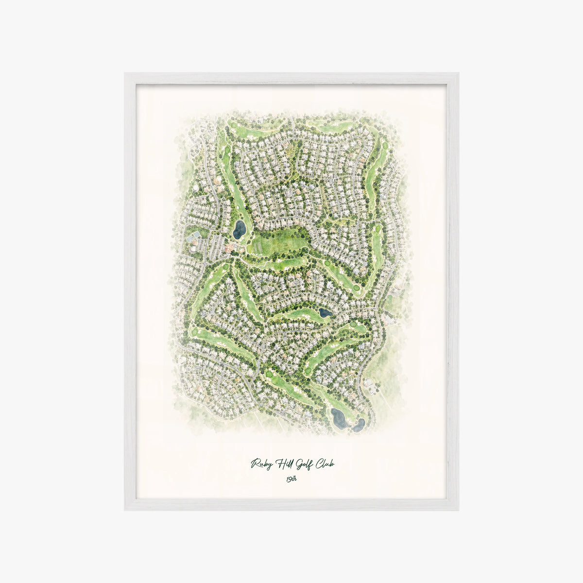 Ruby Hill Golf Club white frame