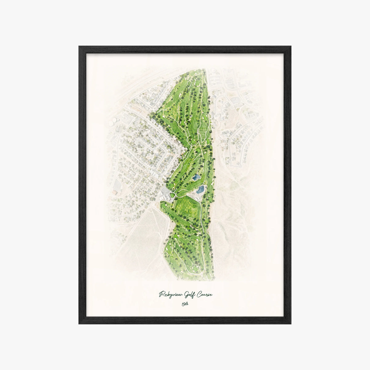Rubyview Golf Course black frame