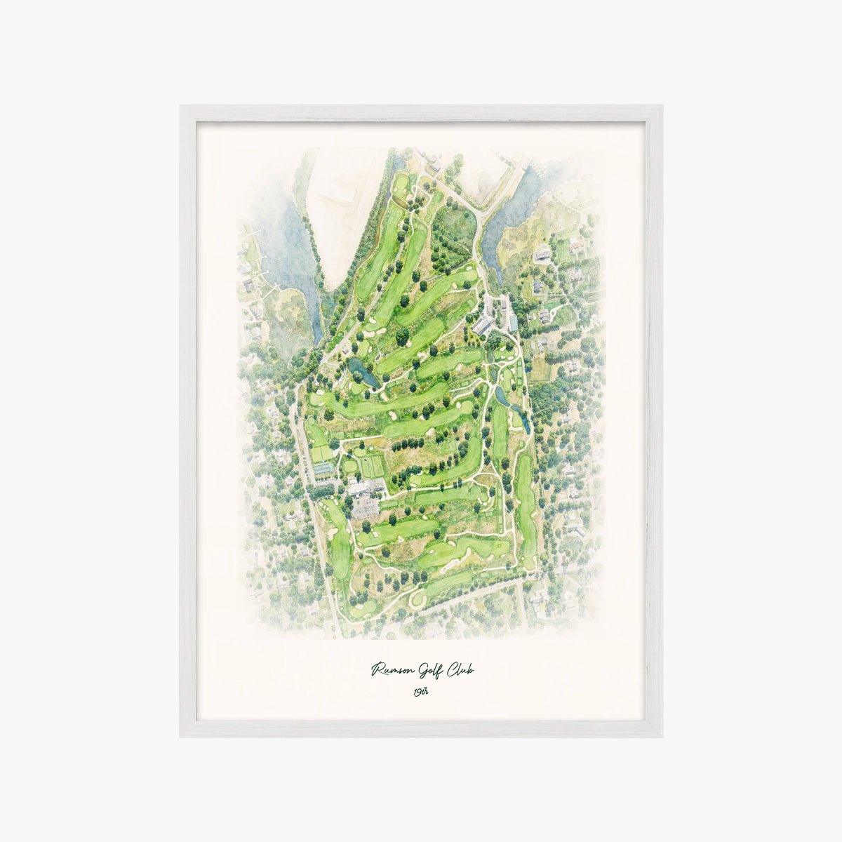 Rumson Golf Club white frame