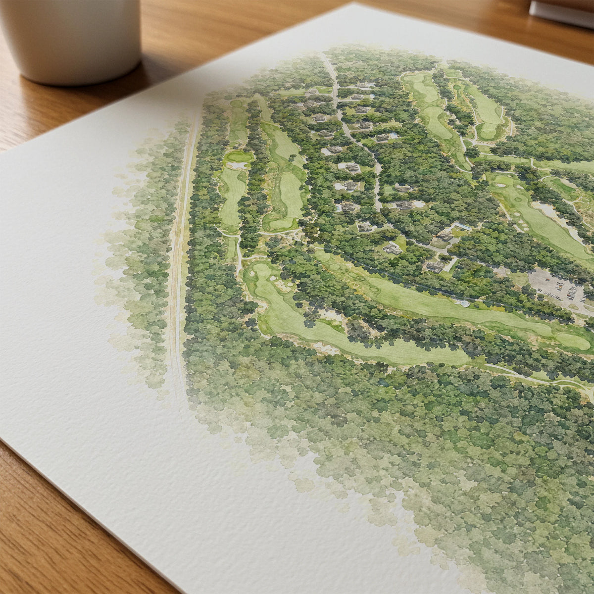 Running Deer Golf Club mockup 4