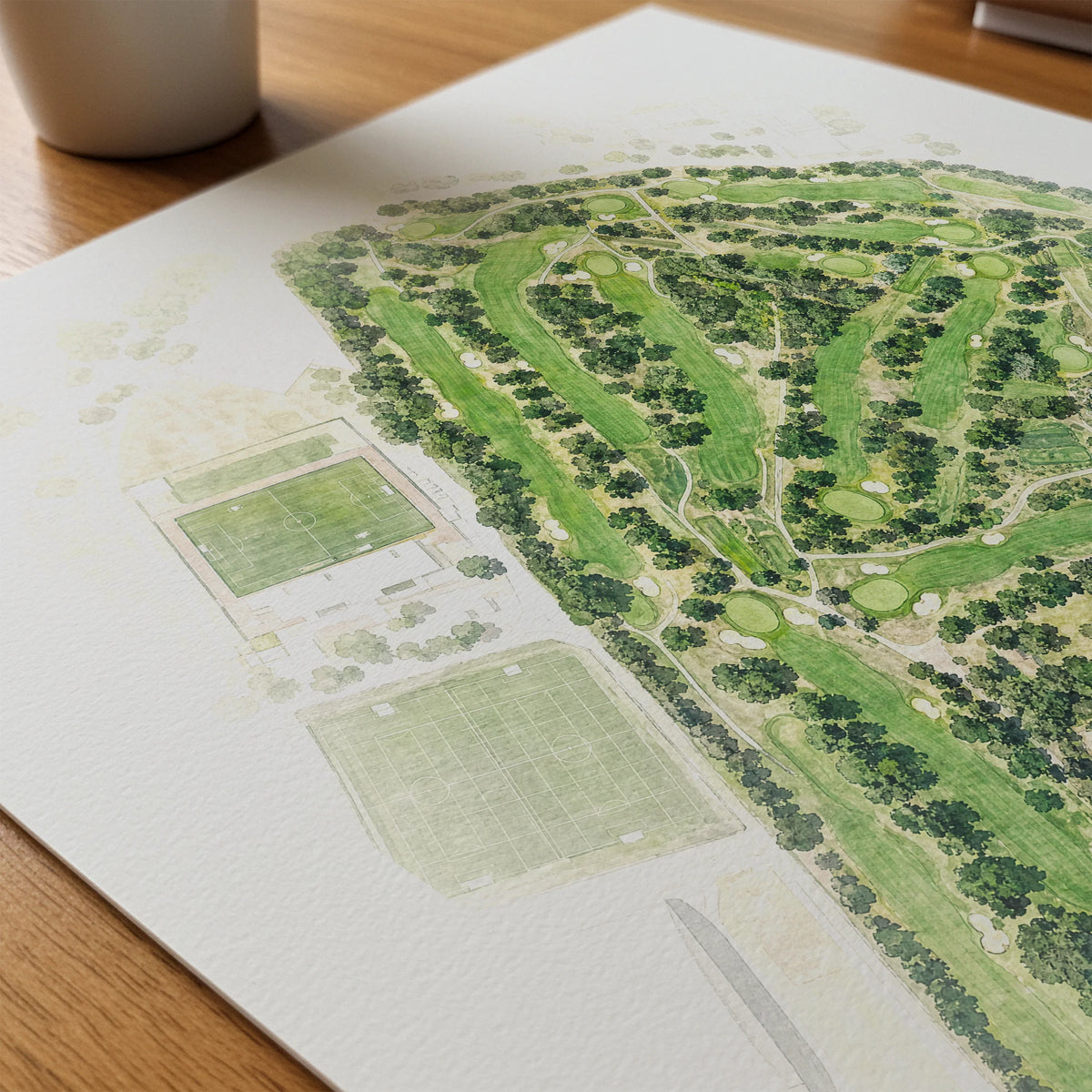 Rutgers University Golf Course mockup 4