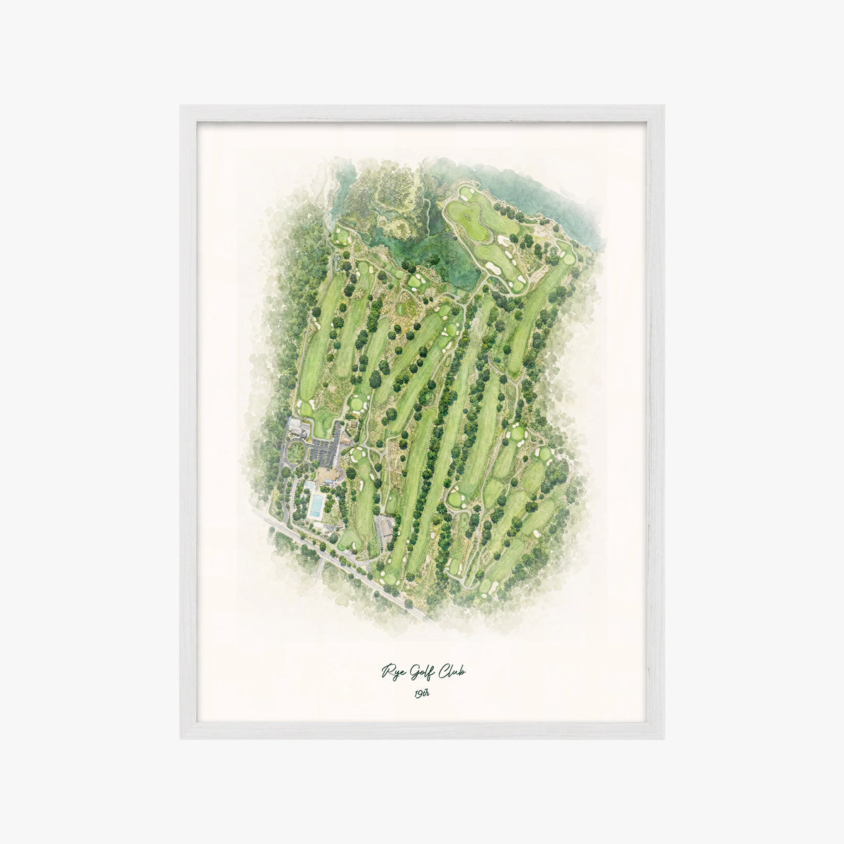 Rye Golf Club white frame