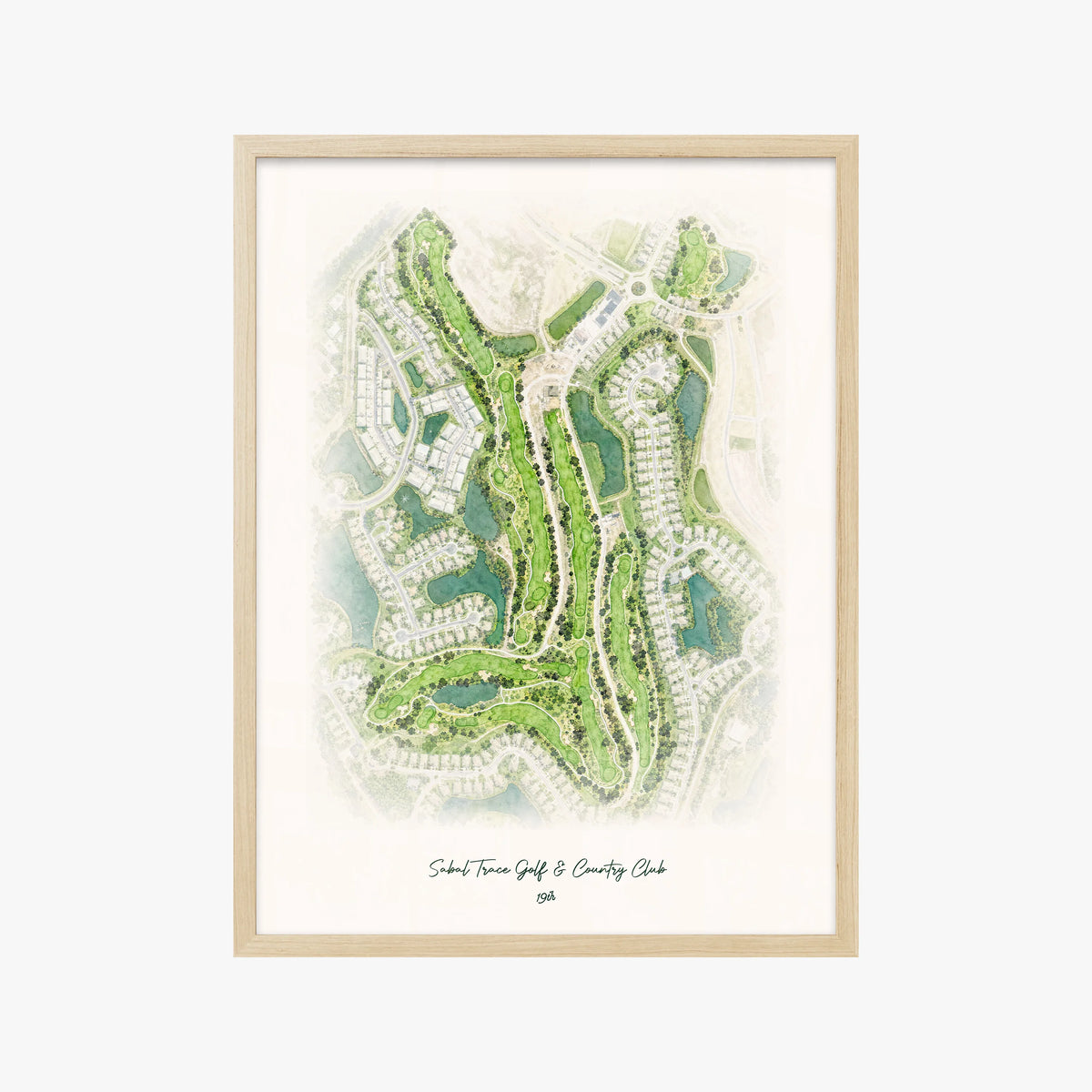 Sabal Trace Golf & Country Club wood frame
