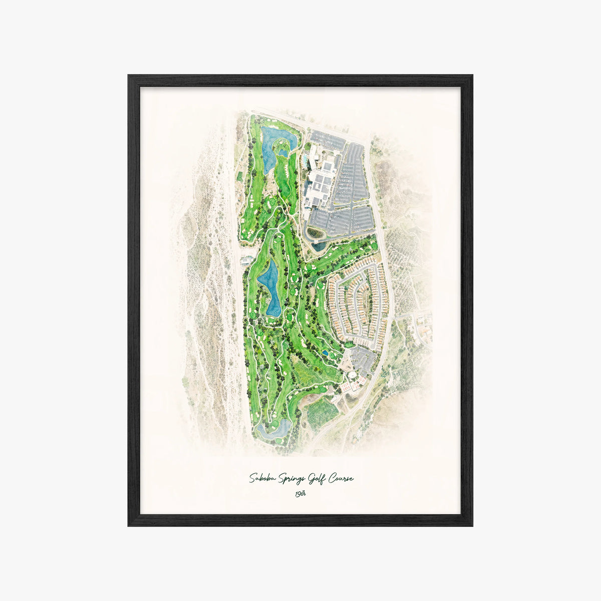 Saboba Springs Golf Course black frame