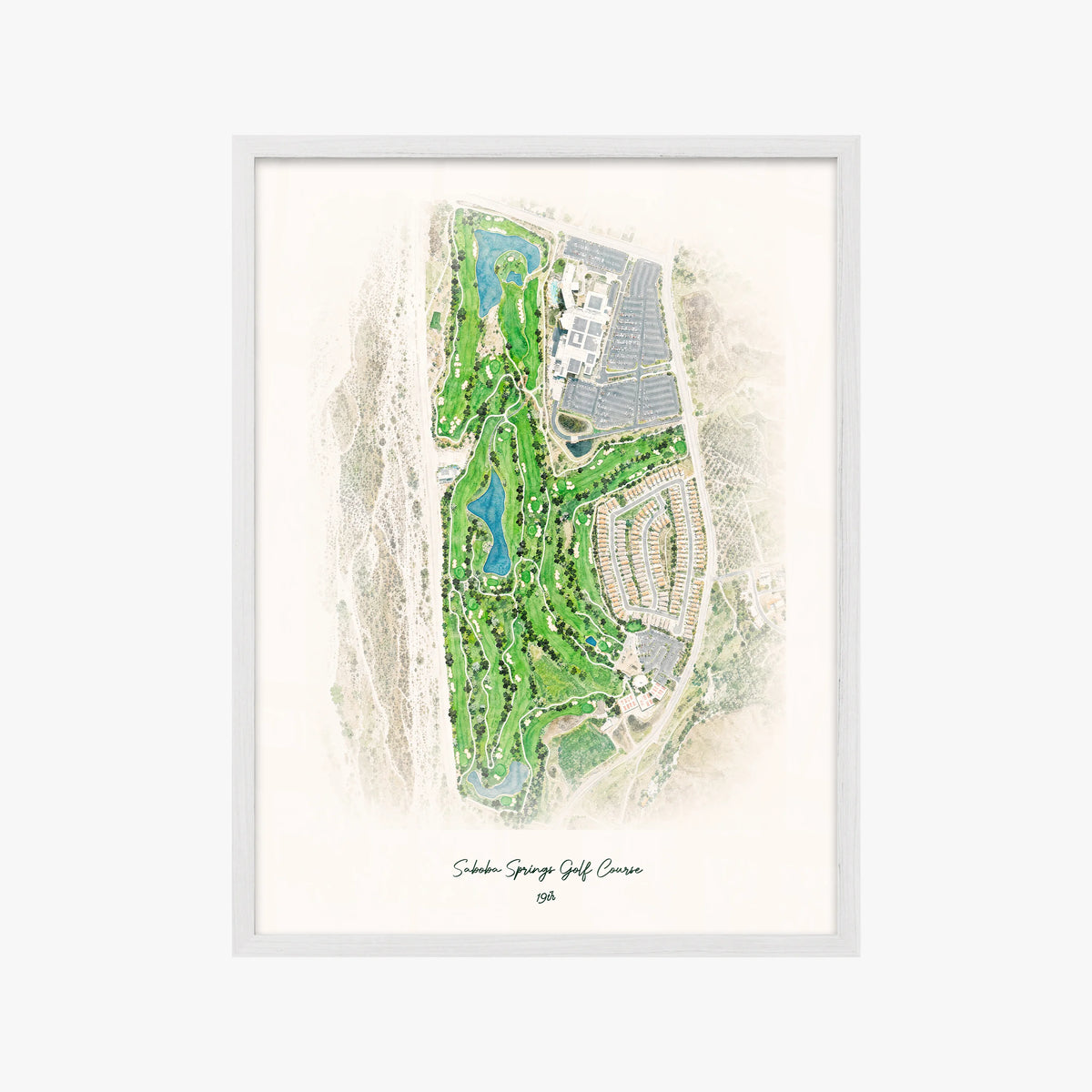 Saboba Springs Golf Course white frame