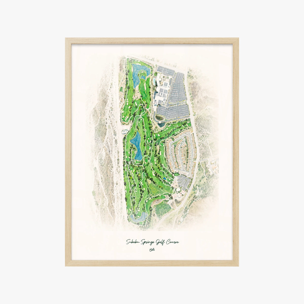 Saboba Springs Golf Course wood frame