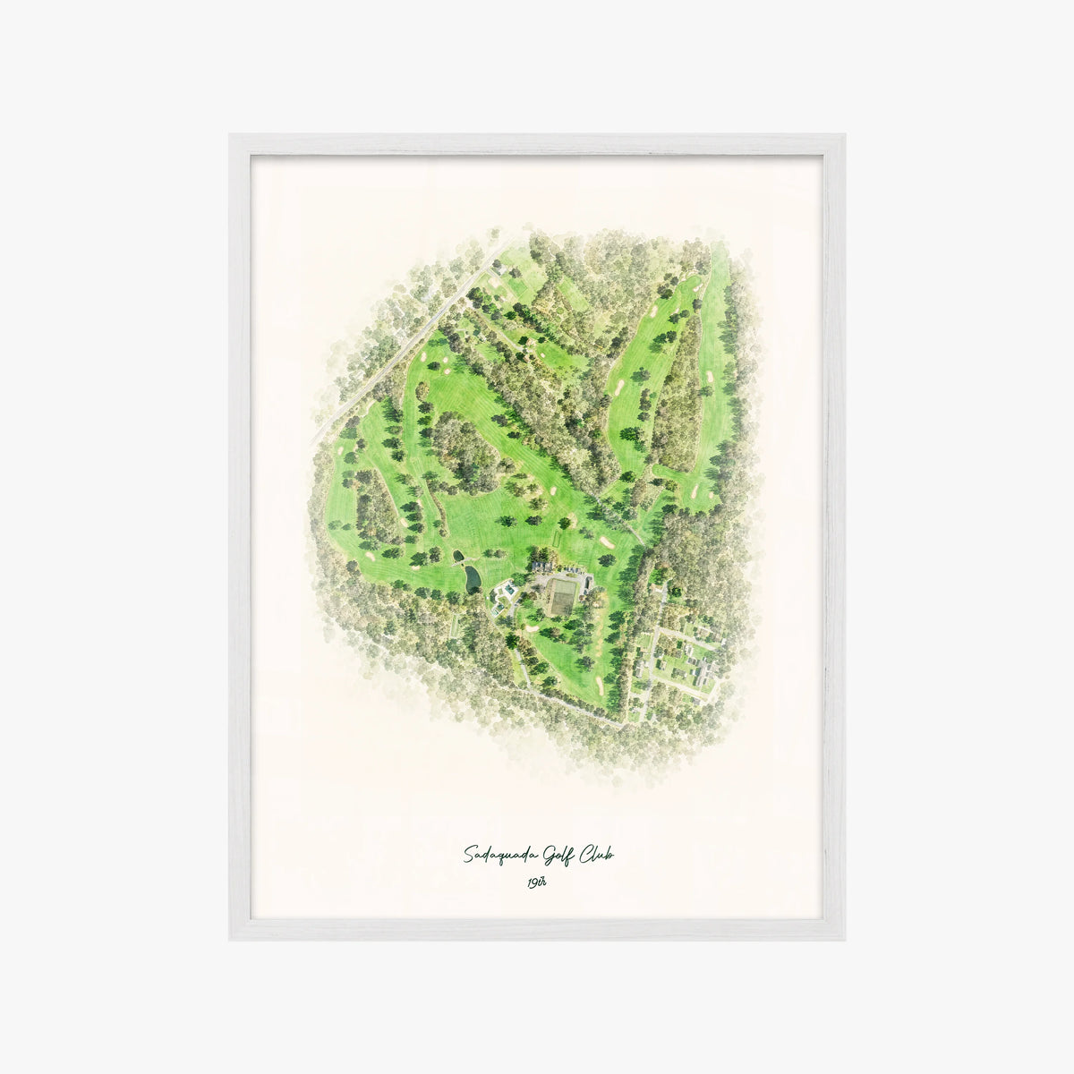 Sadaquada Golf Club white frame