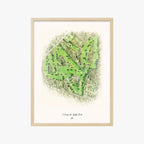 Sadaquada Golf Club wood frame