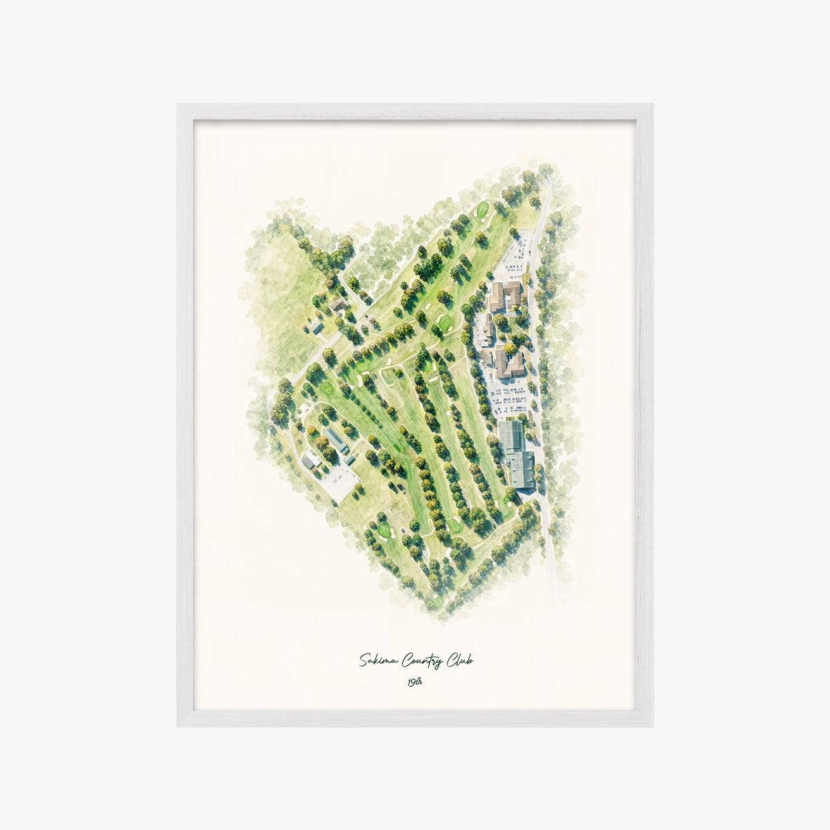 Sakima Country Club white frame