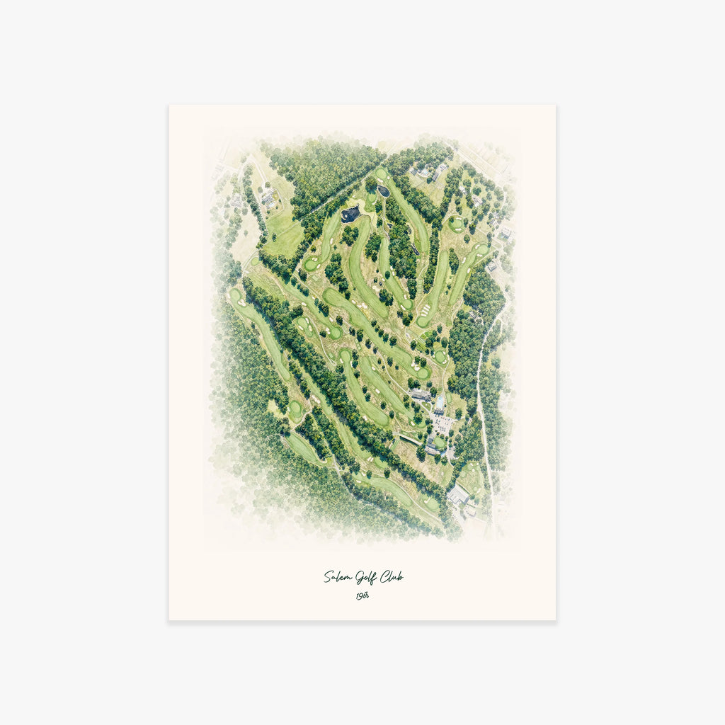 Salem Golf Club printed artwork